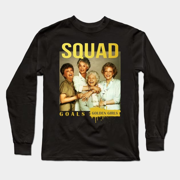 golden girls squad retro Long Sleeve T-Shirt by Magic Topeng